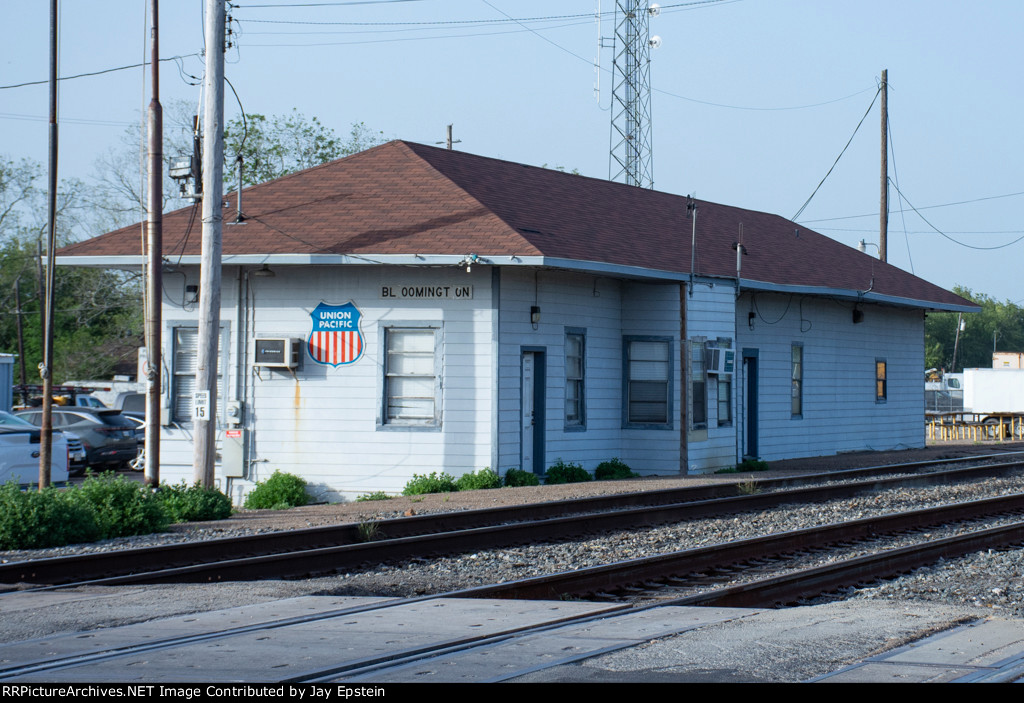 The former Depot in Bloomington